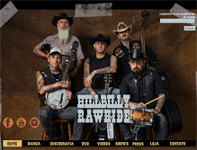 Tablet Screenshot of hillbillyrawhide.com.br